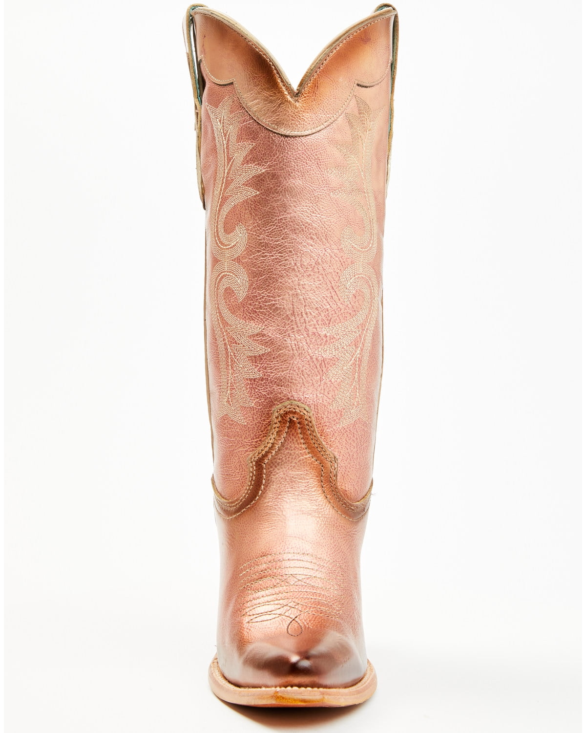 Corral Women s Metallic Tall Western Boot Pointed Toe Rose Gold 8 M US Walmart
