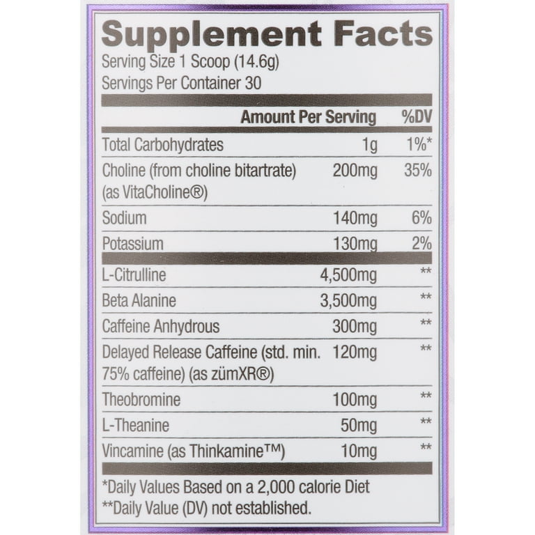 RYSE Supplements Loaded Pre Workout, Bazooka Grape, 30 Servings