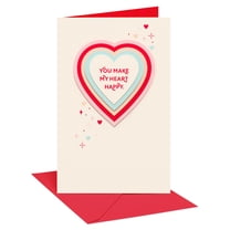 American Greetings Valentine's Day Card for Anyone (Layered Hearts)