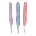 thumbnail image 3 of Crochet Hook, Plastic Aluminum Crochet Hook Set Easy Operation Multi Colored  For DIY Crafts, 3 of 8