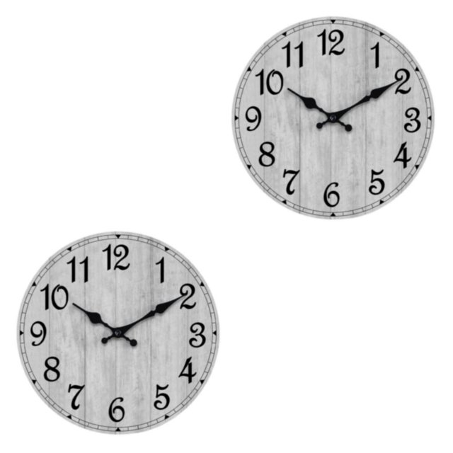 Baohd Decorative Wall Clock Durable Construction And Silent Operation Accurate As Shown type 3 2Set
