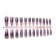 thumbnail image 4 of Seitruly 24 piezas de uñas postizas, diseño de ataúd, cubierta completa, estilo degradado a presión elegante, puntas de uñas artificiales, Type8 NO8, 4 of 6