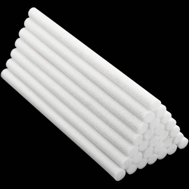 LAICAIW 40 Pieces Humidifier Filter Cotton Refill Travel Mini Humidifier Filters Sticks Car Humidifier Replacement Parts for Portable Personal USB Powered Smart Humidifiers in Office Bedroom (5.3 In