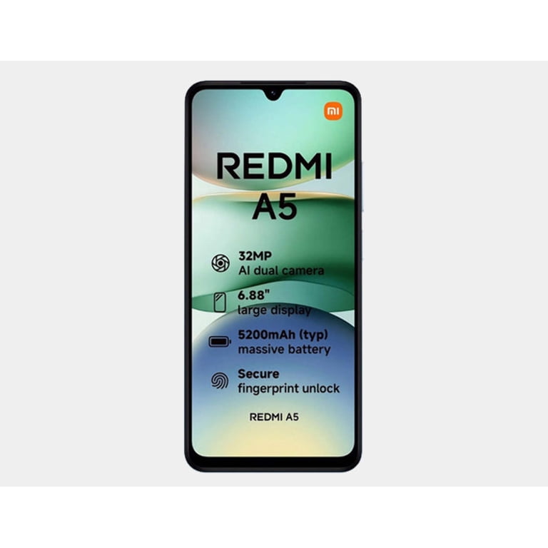 Xiaomi Redmi A5 4G 128GB ROM 4GB RAM Dual SIM GSM Unlocked - Blue
