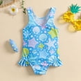 thumbnail image 5 of Kaprioy Girls Swimsuits Baby Girls Swimsuit Ruffle Bathing Suits for Toddler Summer Baby Girls' Swimwear one-piece, 5 of 6