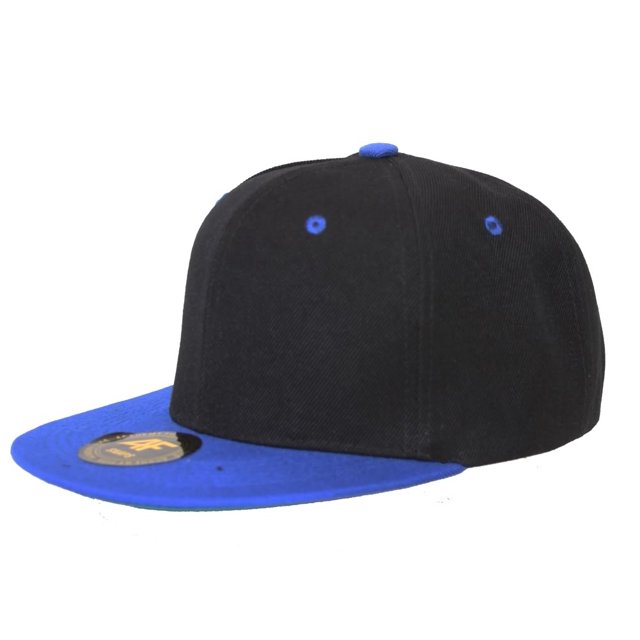 New AF Two Tone Snapback - Black / Royal Blue
