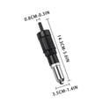 thumbnail image 3 of Fridja Electric Nut Riveting Tool Cordless Drill Adapter Electric Nail Accessories, 3 of 9