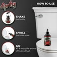 thumbnail image 3 of Spritzy Festive Flush Deodorizing Bathroom and Toilet Air Freshener Spray, 4oz, 1 Count, 3 of 5