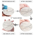 thumbnail image 2 of FMSHPON Marble Set of 6 Round Coaster for Drinks, Absorbent Ceramic Stone Coasters Cup Mat with Cork Base for Home Kitchen Room Coffee Table Bar Decor, 2 of 5