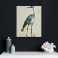 thumbnail image 5 of PIKWEEK  Canvas Nature Wall Art Modern Decorations Paintings Deep Blue Heron Glam Abstract Romantic Bird Watercolor Wall Hanging Artwork for Bedroom Office Kitchen, 5 of 5