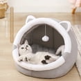 thumbnail image 4 of Suitable For Cats And Dogs Four Seasons Litter Pet Basket Cat Bed Cushion Cat's House Tent Soft Warm Small Mat Bag Washable Beds ShopWise Round, 4 of 11