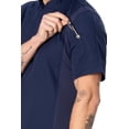 thumbnail image 2 of Chef Coat Chef Works Springfield azul marino, talla grande, entallada, 2 of 3