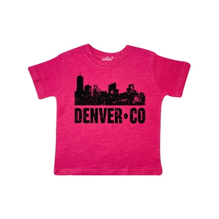 

Inktastic Denver Colorado Skyline Grunge Gift Toddler Boy or Toddler Girl T-Shirt