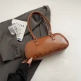 thumbnail image 5 of Bolso de mano con lazo a la moda para mujer, bolsa Simple de Color sólido para axila, bolsa de almohada de gran capacidad, 2024, 5 of 5