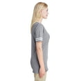 thumbnail image 4 of Jerzees Ladies' 4.5 oz. TRI-BLEND Varsity V-Neck T-Shirt - 602WVR, 4 of 4