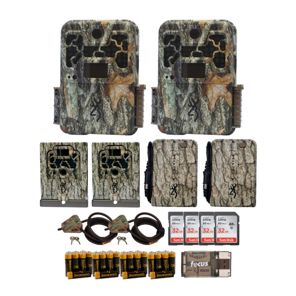 Browning Recon Force Advantage Trail Camera 2Pack Bundle with Full