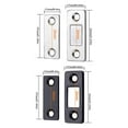 thumbnail image 6 of Ultra Thin Magnetic Cabinet Catch, Tool-Free Adhesive Mount Drawer for Kitchen Cabinet Closure, 4mm Silver Stainless Steel Door Stopper with Strong Hold, 6 of 6