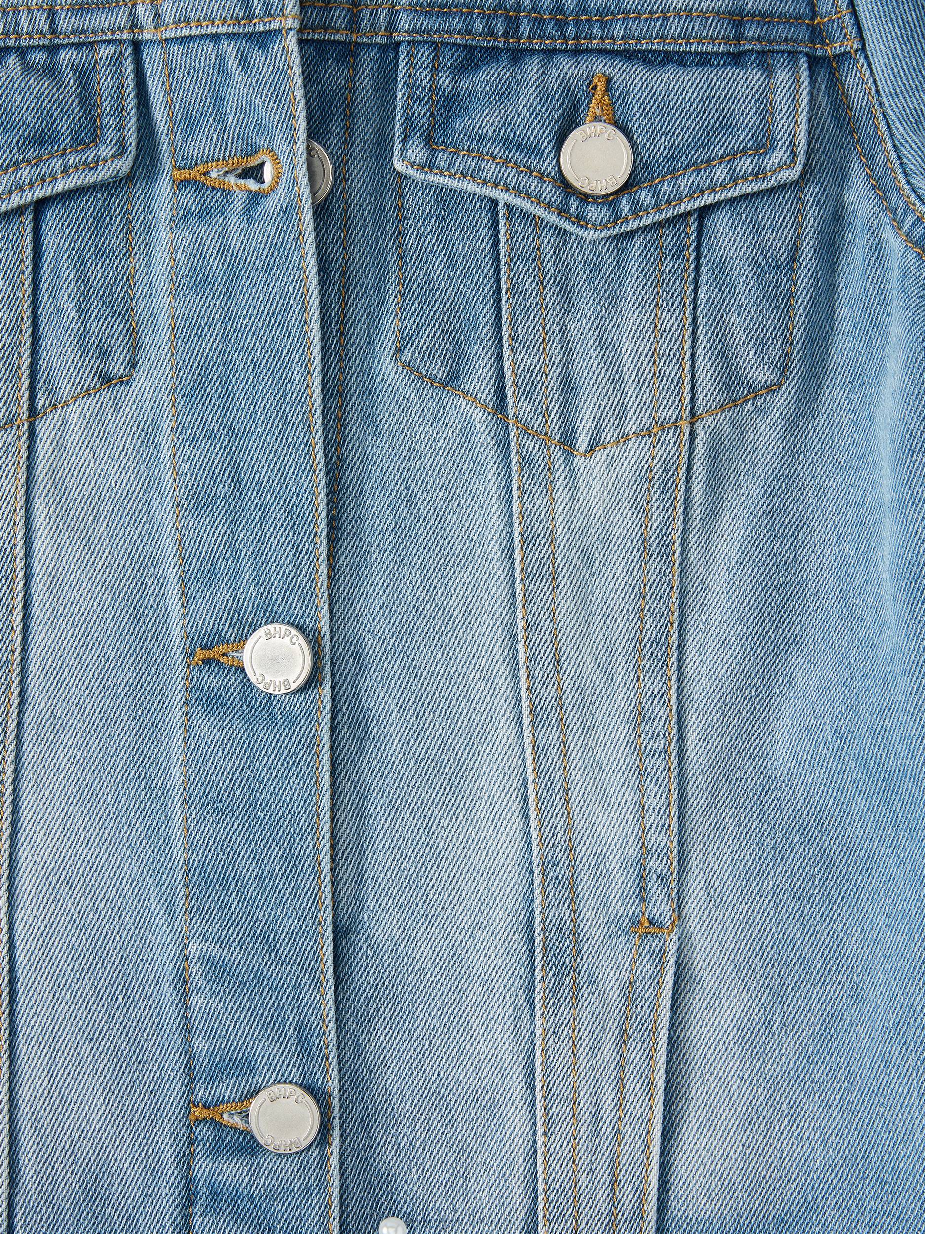 Beverly Hills Polo Club Girls 4-16 Denim Jean Jacket with Pockets - image 2 of 3