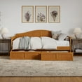 thumbnail image 3 of AFI Nantucket Light Toffee Wood Twin Size Daybed Frame with Two Storage Drawers, 3 of 13