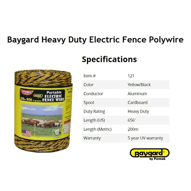 Dare Portable Electric Fence Wire 656 White Dare Portable Electric Fence Wire 656 White