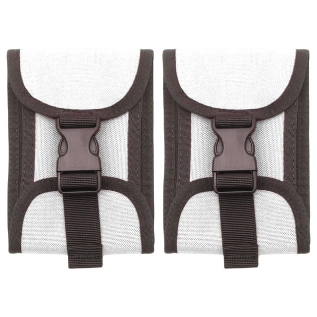 2 Count Scuba Diving Weight Belt Pocket with Quick Release Buckle 2kg Premium White