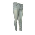 thumbnail image 3 of 3X1 Women's Contrast Mid Rise Skinny Poclets Jeans, Bleach White, 26, 3 of 4