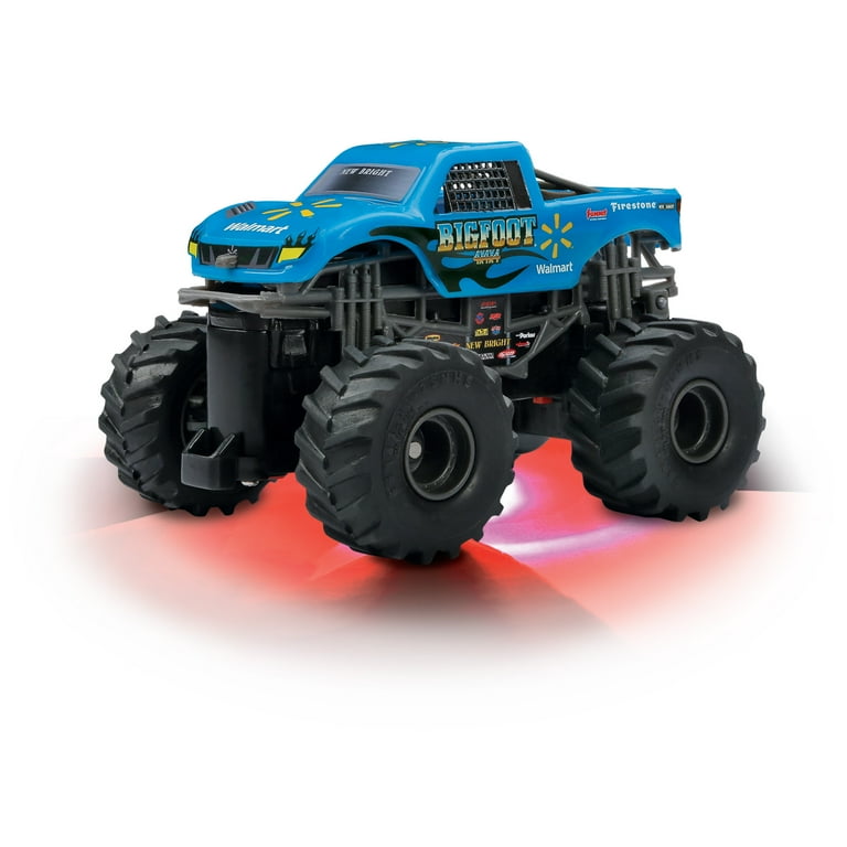 New Bright (1:43) Remote Control Bigfoot Blue Spark Monster Truck