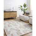thumbnail image 6 of Hauteloom Brendy Living Room, Bedroom Area Rug - Contemporary - Beige, Ivory, Taupe - 2' x 3', 6 of 6