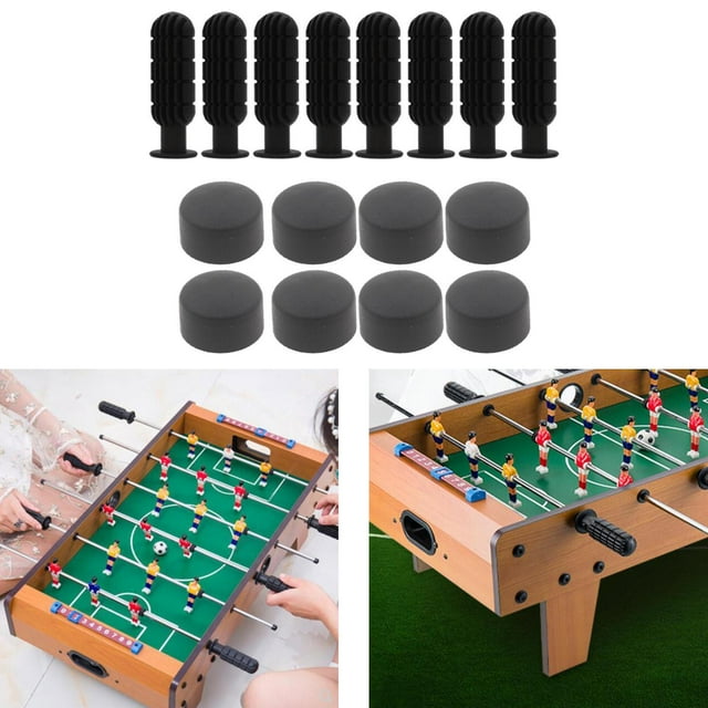 Xingzhi 8 Pairs Foosball Replace Table Football End Game Handle and Grips Plugs