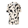 thumbnail image 2 of TaTaai Women's Loose Fit Printed Shirt Short Sleeve Collar Button Front Casual Summer Oversized Chic Blouse Top for Work Date Travel Gift, 2 of 7