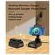 thumbnail image 2 of Soporte para Teléfono Móvil BQ12, Cargador Inalámbrico, Carga Rápida, Altavoz Bluetooth, Reloj Despertador, Soporte para Tableta, Soporte de Montaje, 2 of 5