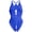 Blue, variant on Lingerie For Women Lace Bodysuit Mesh Floral Deep V Neck Babydoll