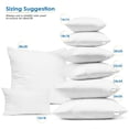 thumbnail image 5 of Nestl - Almohadas Decorativas Para Sofá, Cama, Salón Y Dormitorio, 18 X 18, Color Blanco, Paquete De 2, 5 of 5