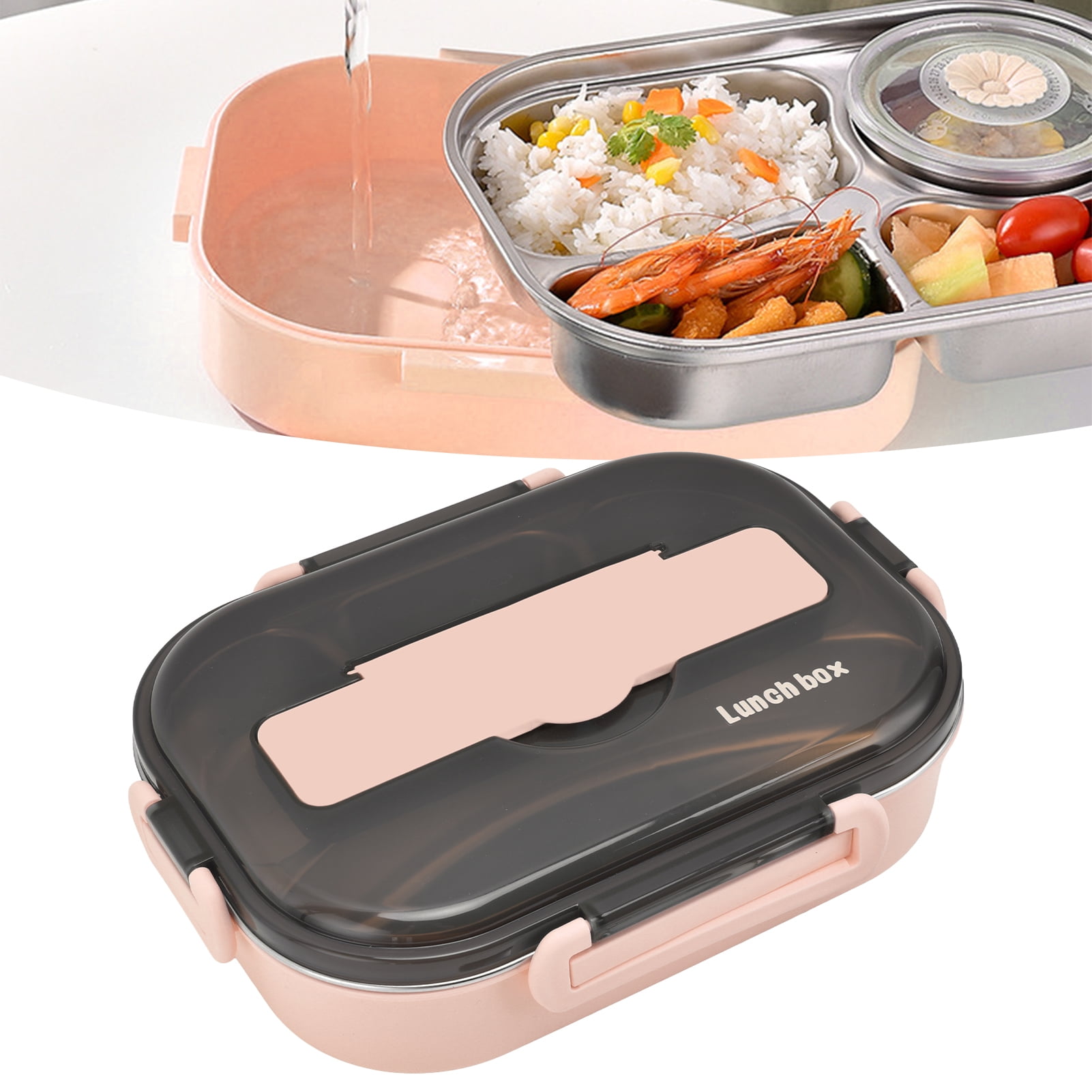 Black and Friday Deals 50% Off Clear Small Stainless Steel Insulated Lunch  Box Bento Box for School And Work Outdoor Lunch Camping Portable Lunch Box  Layered Compartmentalized Lunch Boxes 锛圔rin 
