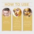 thumbnail image 4 of Limpiador facial limpio y transparente Mascarilla exfoliante dorada Mascarilla antiarrugas exfoliante dorada Mascarilla facial dorada que reduce las líneas finas limpia l(Buy 2 Save 10%), 4 of 8