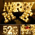 thumbnail image 3 of POINTERTECK Signe de Marquise LED Romantique 3D 26 Alphabets 0-9 Chiffres Veilleuse Murale, 3 of 8
