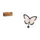 thumbnail image 5 of Caja De Pañuelos Con Control Remoto Y Reloj De Pared De Mariposa Acrílico Para Dormitorio, Cocina, Oficina, Comedor, Habitación Infantil, Decoración De Granja, 5 of 8
