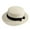 coffee White, variant on Skymirror Bowknot Decor Flat Dome Straw Hat Folding Thin Women Wide Brim Sunscreen Bucket Hat Fashion Accessories