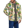thumbnail image 3 of Zip Up Hoodies for Men - Cute Cartoon Cactus Long Sleeve Comfrt Men'S Fashion Hoodies & Sweatshirts, Jackets for Men Hoodies Pullover Clothing Clothes with Pouch, 3 of 5