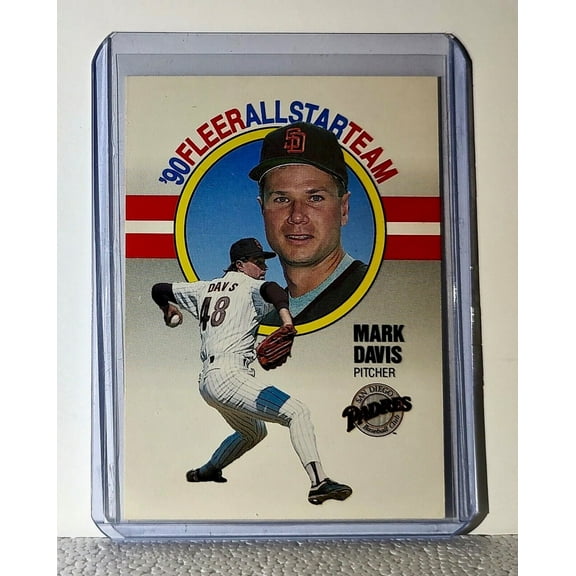 Mark Davis 1990 Fleer MLB #3 Baseball Card San Diego Padres