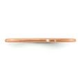 thumbnail image 4 of 10K Rose Gold 1.2mm Half Round Satin Stackable Band Size 10, 4 of 6