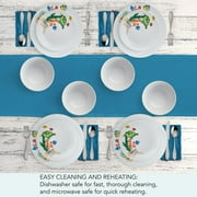 Studio Nova Underwater Life 12 Piece Porcelain Dinnerware Set White
