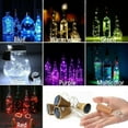 thumbnail image 3 of LED Wine Bottle Lights with Cork, Solar Powered 6.5ft Copper Wire Cork Lights Fairy Mini String Lights For Liquor Bottles Crafts Party Wedding Halloween Christmas Decor, 3 of 10