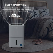 Shinco 7,000 Sq.Ft Energy Star Dehumidifier with Pump, Ideal for Large Industrial Rooms and Home Basements, Efficient Moisture Removal and Humidity Control, 1.85 Gallons Water Tank