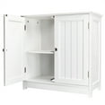 thumbnail image 2 of IVV Modern Bathroom Vanity Base W/O Top, Wooden Storage Cabinet, White, 2 of 6