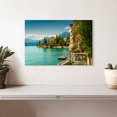 thumbnail image 2 of Elephant Stock Villa Monastero In Como Lake Wall Art - Horizontal Canvas Wall Art - Living Room Wall Decor - Nature Canvas - Blue And Teal Decor - 12" x 8", 2 of 4
