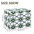 thumbnail image 5 of Yayeee Collapsible Cube Storage Bin with Lid Fabric Closet Decorative Basket with Handles, Gold Geometric Pattern, 5 of 7
