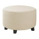 thumbnail image 5 of Funda Elástica , Taburete de Almacenamiento Plegable, de Muebles, forma forma forma Suave con Fondo Elástico ( Pequeña) Beige Macarena funda para reposapiés, 5 of 7