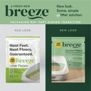 Purina Tidy Cats Breeze Unscented 99.9 Percent Dust Free, Multi Cat, Zeolite Pellet Cat Litter Refill