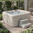 thumbnail image 2 of Lifesmart Cool Step Molded Spa Step with Built-In Hidden Storage Compartment, Sand, 2 of 5